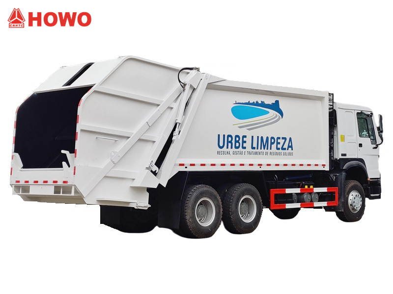 HOWO 22cbm rear loader truck