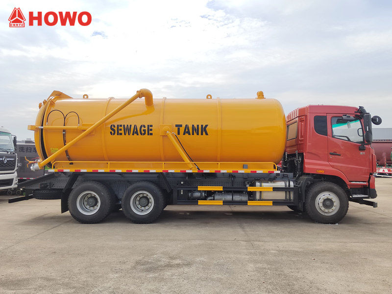 Howo 6x4 vacuum tank truck