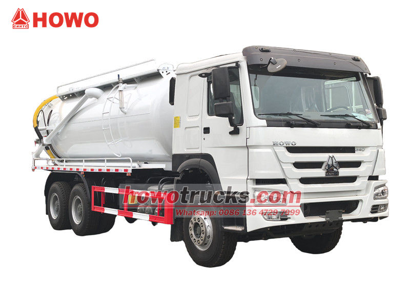 کامیون مکش فاضلاب وکیوم HOWO 6x4 15cbm