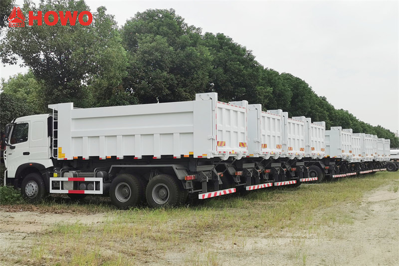 HOWO tipper trucks for export