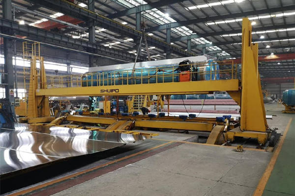 Aluminum alloy tanker trailer production line