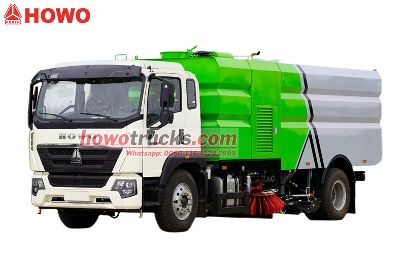 Howo cleaning sweeper truck