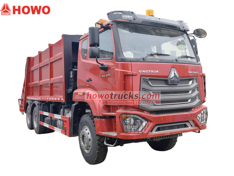 HOWO 6×4 garbage compactor truck