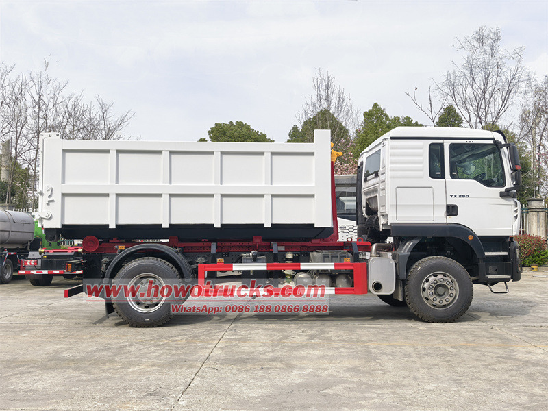 Sinotruk HOWO TX Hook Lift Garbage Truck