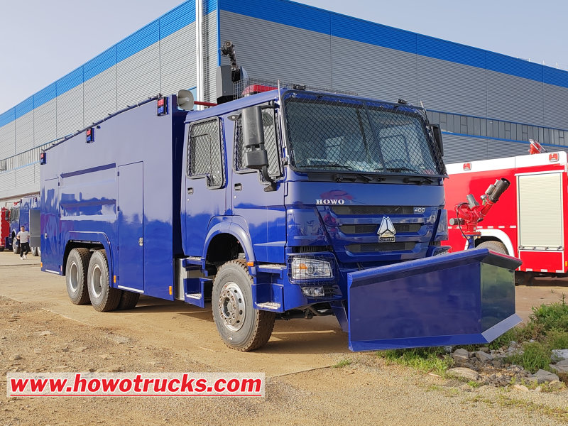 HOWO Chassis Armored Water Cannon Trucks
