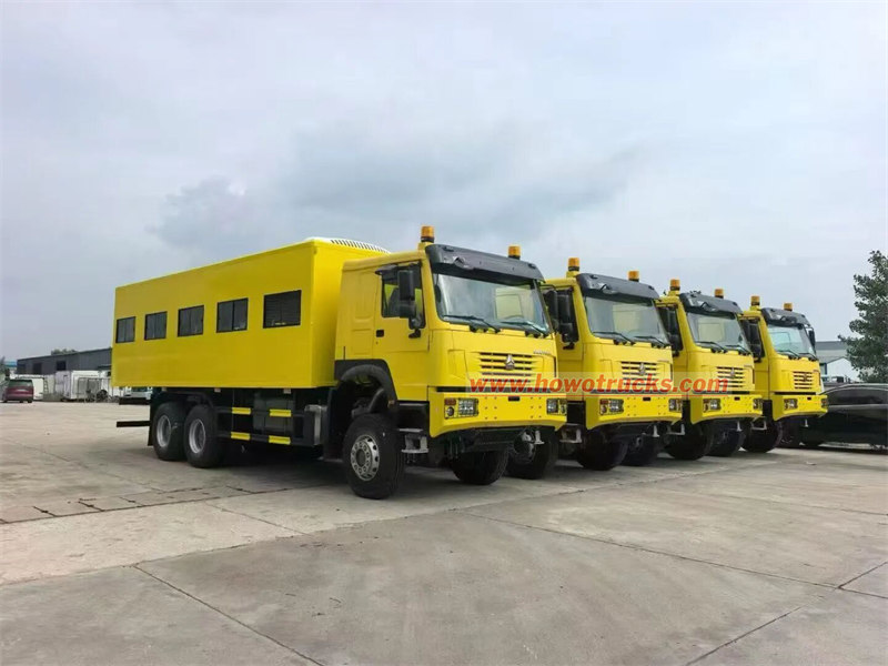 howo 6x6 drive troops carrier truck