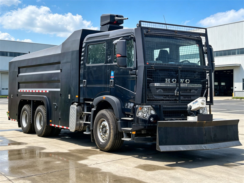 HOWO fire fighting roit truck